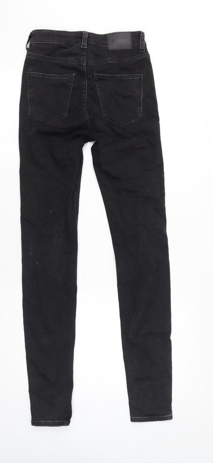 Womens UK Size 26 in Weekday Regular Fit Skinny Black Jeans