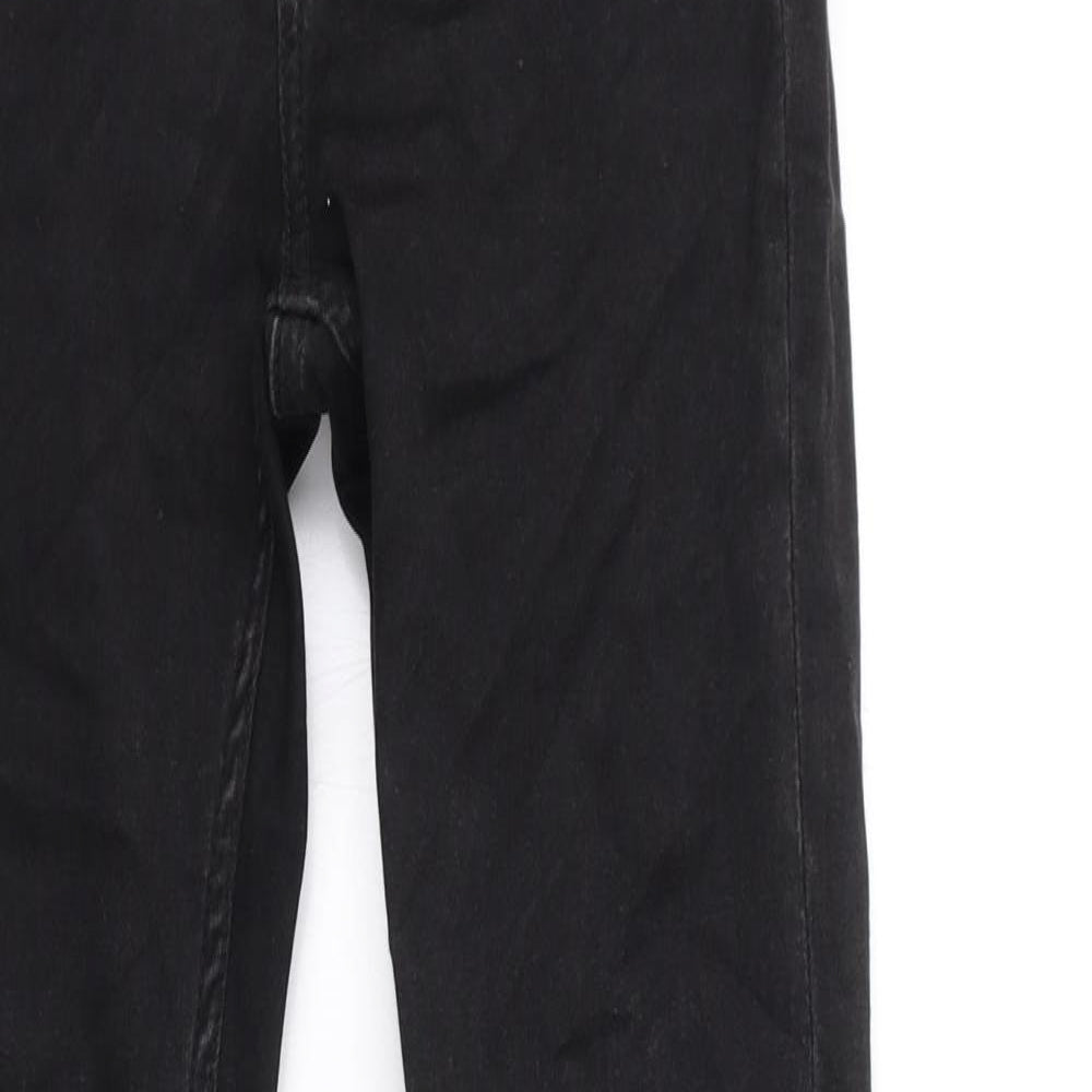 Womens UK Size 26 in Weekday Regular Fit Skinny Black Jeans