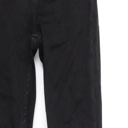 Womens UK Size 26 in Weekday Regular Fit Skinny Black Jeans