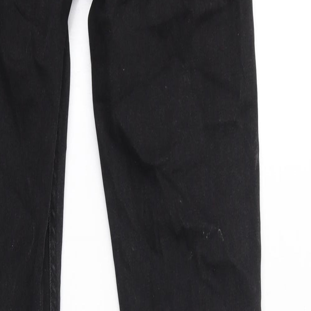 Womens UK Size 26 in Weekday Regular Fit Skinny Black Jeans