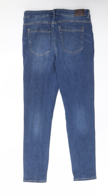 Womens UK Size 30 in Marks and Spencer Regular Fit Skinny Blue Jeans