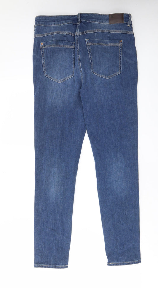 Womens UK Size 30 in Marks and Spencer Regular Fit Skinny Blue Jeans