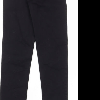New Look Womens Black Cotton Skinny Jeans Size 10 L27 in Regular - Elastic waist
