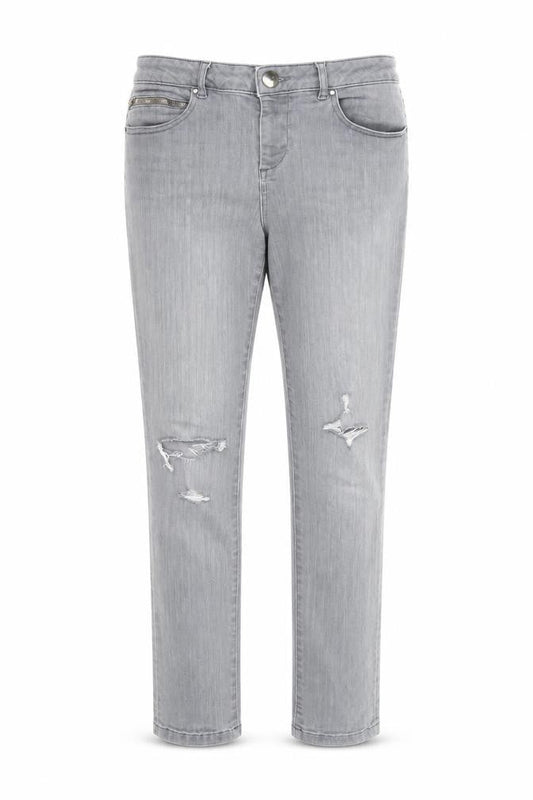 Womens UK Size 10 Mint Velvet Regular Fit Straight Grey Jeans