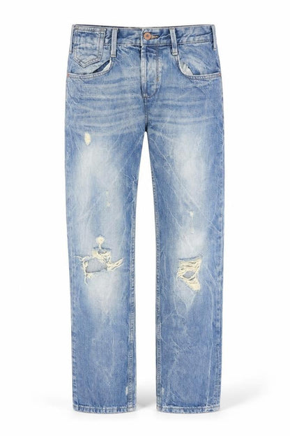 Mens UK Size 30 in Topman Regular Fit Straight Blue Jeans