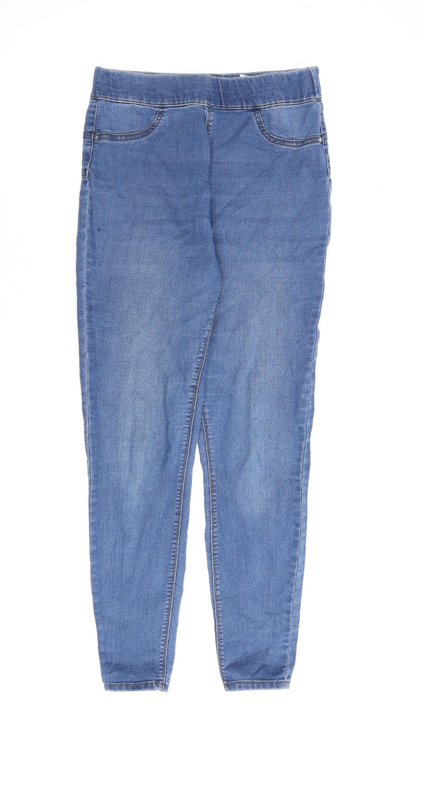 Womens UK Size 10 Papaya Regular Fit Jegging Blue Jeans