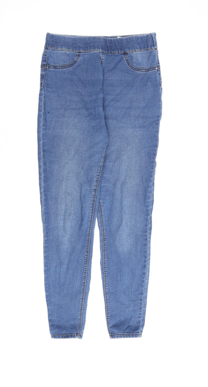 Womens UK Size 10 Papaya Regular Fit Jegging Blue Jeans