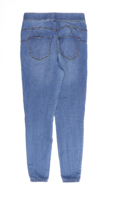 Womens UK Size 10 Papaya Regular Fit Jegging Blue Jeans