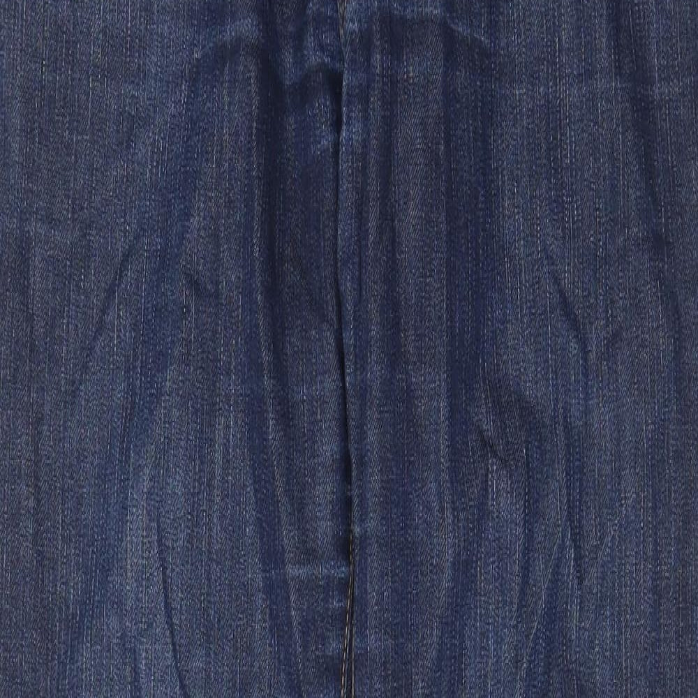 Cherokee Womens Blue Cotton Skinny Jeans Size 8 L30 in Regular Zip - Pockets, Belt Loops