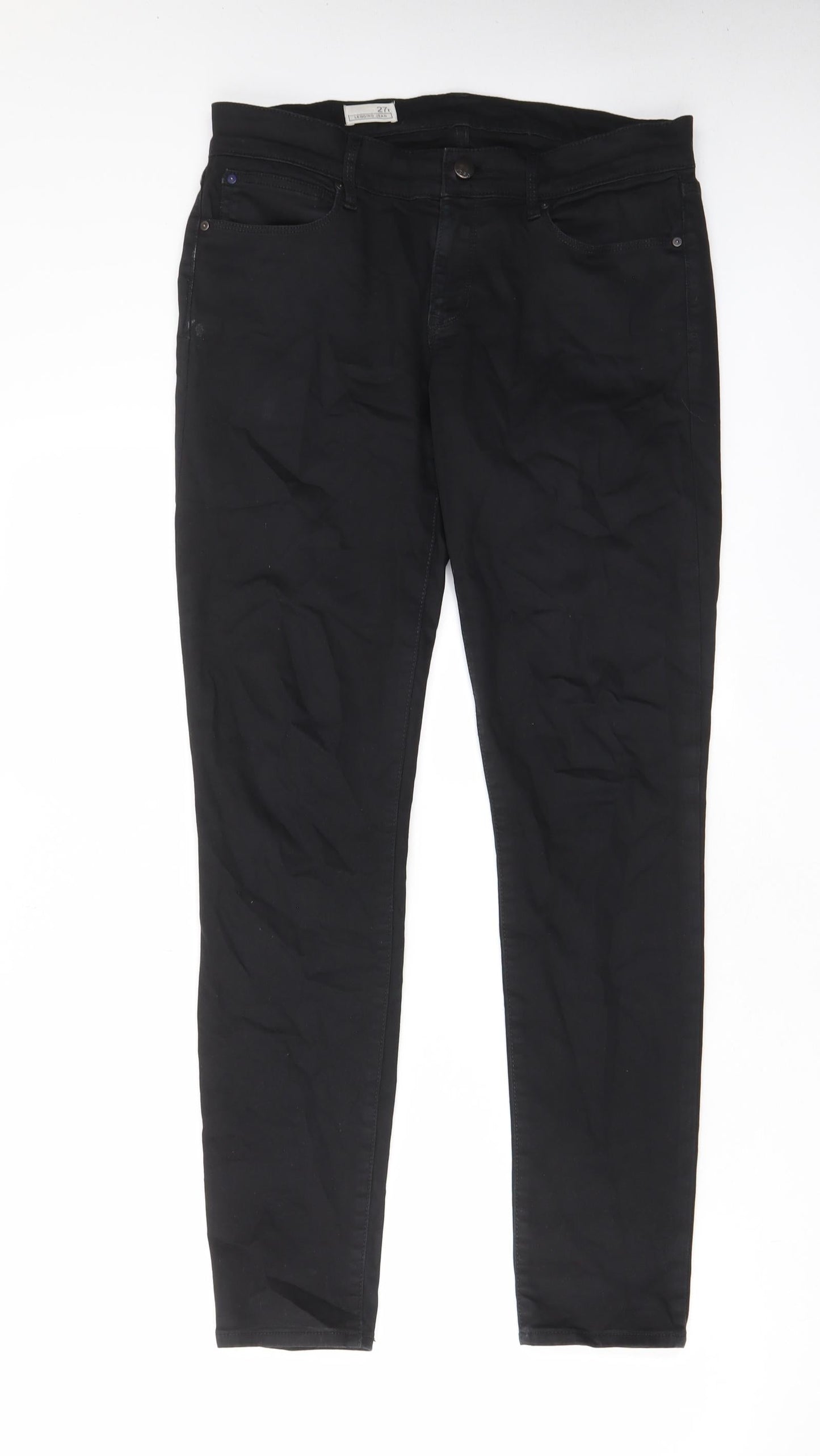 Womens UK Size 27 in Gap Regular Fit Skinny Black Jeans