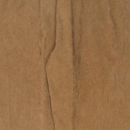 Zanzea Womens Brown Cotton Trousers Size 2XL L28 in Regular - Pockets