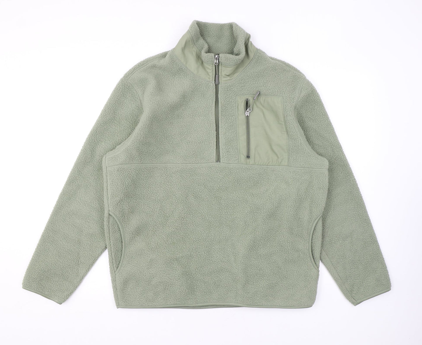 Womens UK Size L H&M Green Jacket