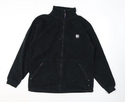 Mens UK Size L JERZEES Black Jacket