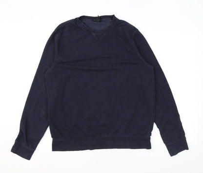Mens UK Size L H&M Black Pullover Sweatshirt