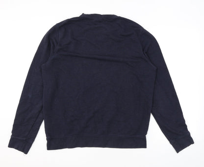 Mens UK Size L H&M Black Pullover Sweatshirt