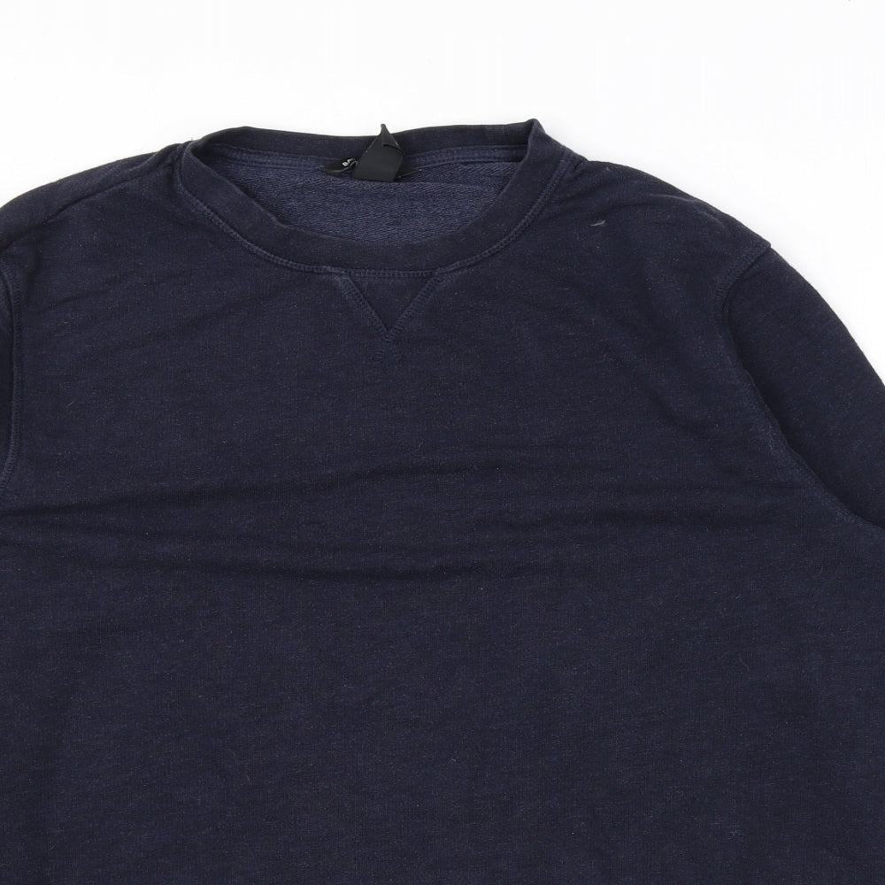 Mens UK Size L H&M Black Pullover Sweatshirt