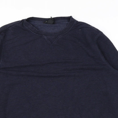 Mens UK Size L H&M Black Pullover Sweatshirt