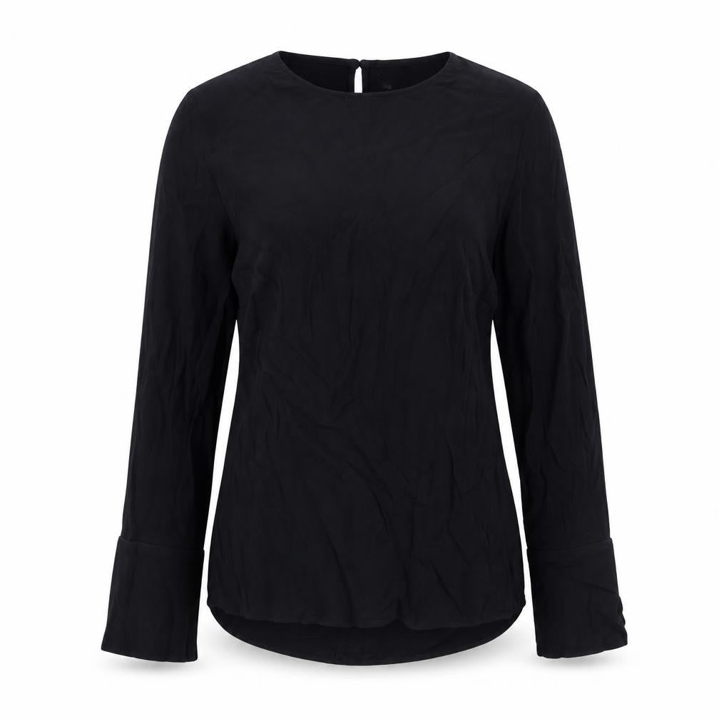 Womens UK Size 6 NEXT Black Basic Blouse