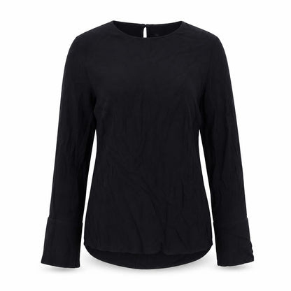 Womens UK Size 6 NEXT Black Basic Blouse