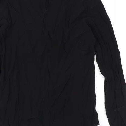 Womens UK Size 6 NEXT Black Basic Blouse