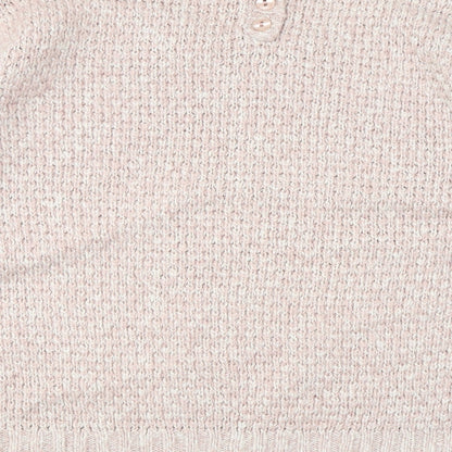 Womens UK Size 2XL M&Co Pink Pullover Jumper