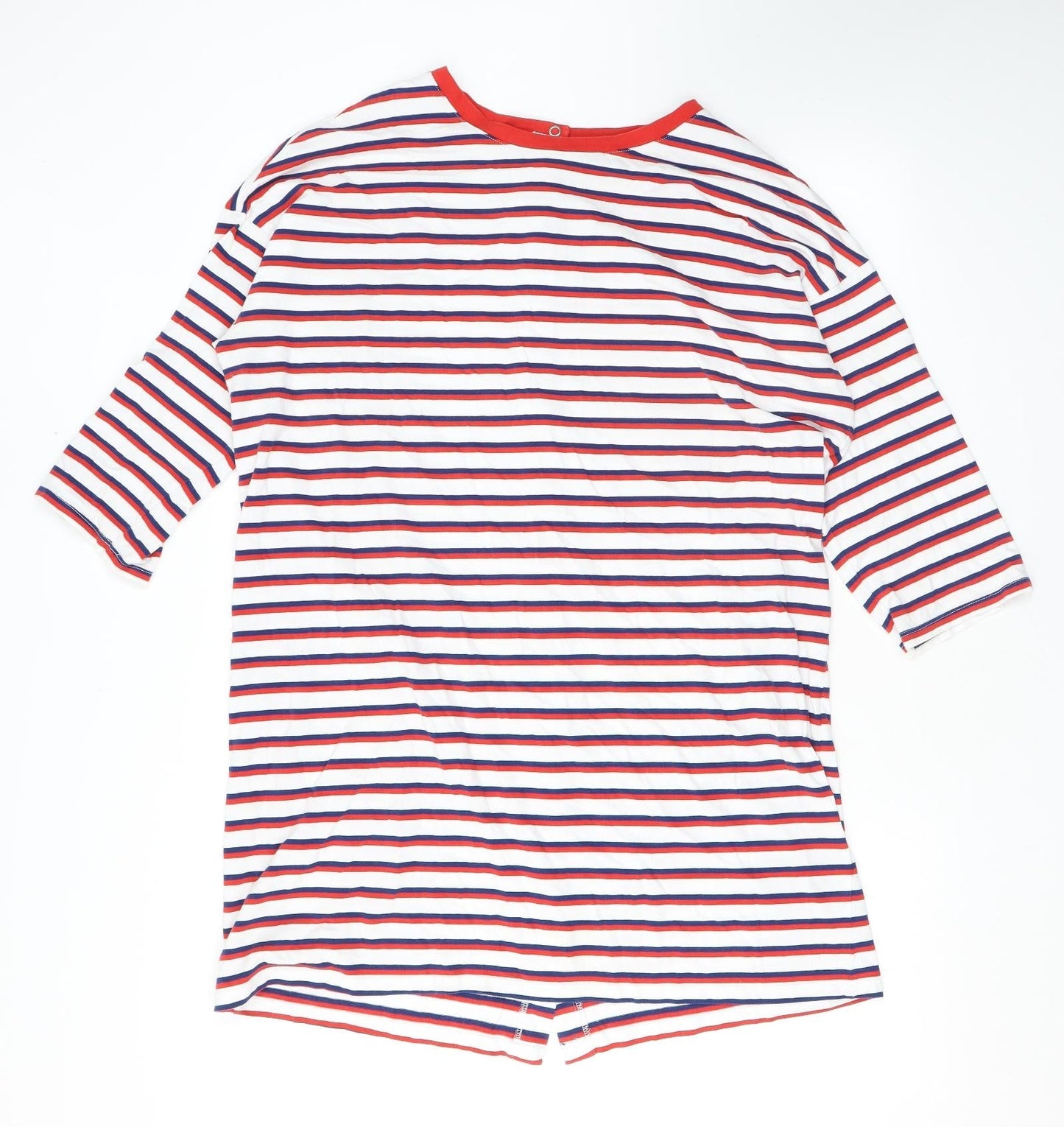 Womens UK Size M Monki White Tunic T-Shirt