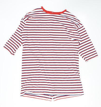 Womens UK Size M Monki White Tunic T-Shirt