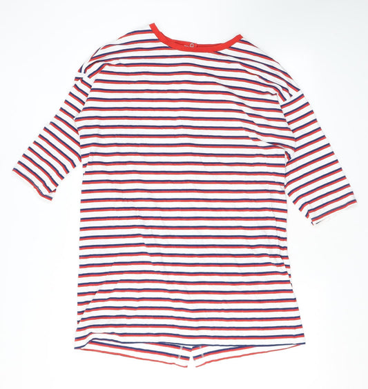 Womens UK Size M Monki White Tunic T-Shirt