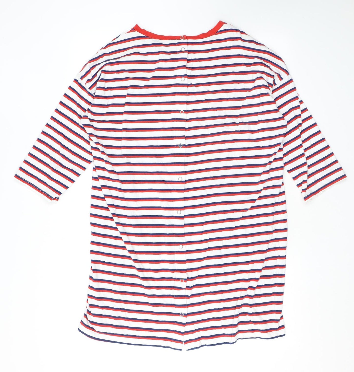 Womens UK Size M Monki White Tunic T-Shirt