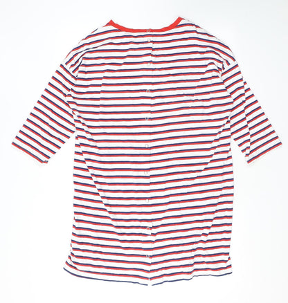 Womens UK Size M Monki White Tunic T-Shirt