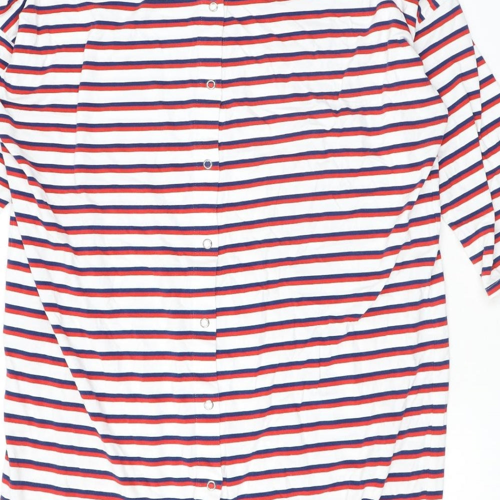 Womens UK Size M Monki White Tunic T-Shirt