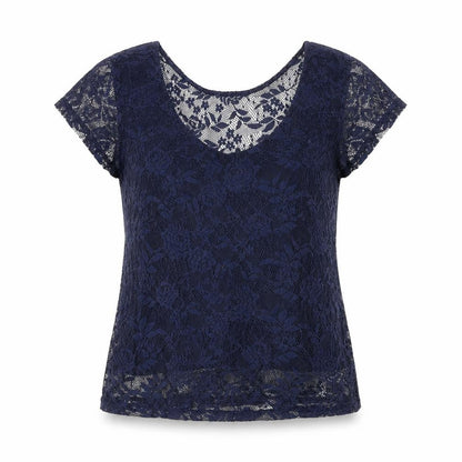 Womens UK Size 14 Dorothy Perkins Blue Basic T-Shirt