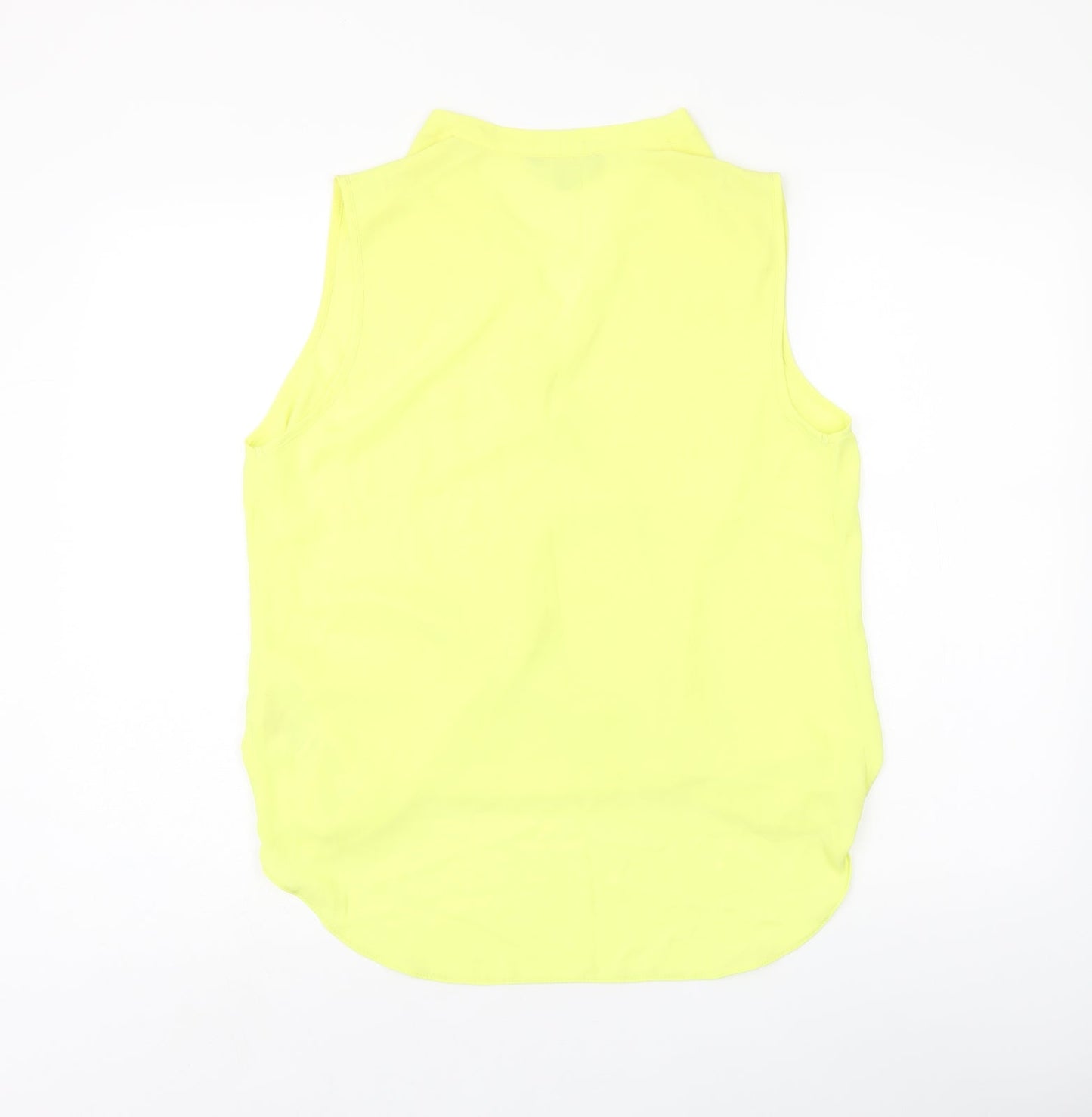 Womens UK Size 12 Red Herring Yellow Basic Blouse