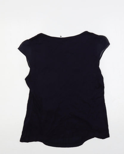 Womens UK Size L H&M Blue Basic Blouse