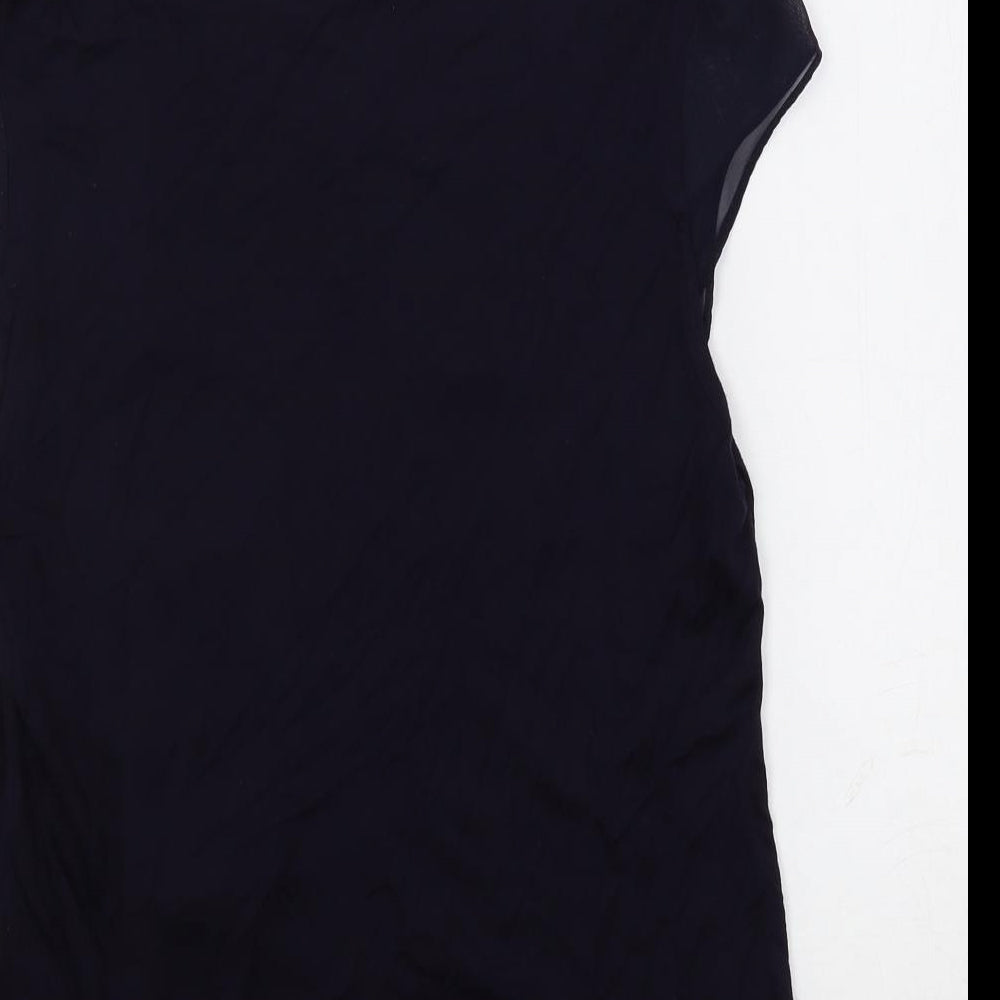 Womens UK Size L H&M Blue Basic Blouse