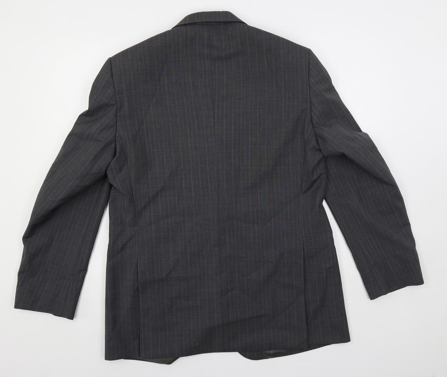 Mens UK Size 40 Brook Taverner Regular Grey Suit Jacket