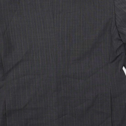 Mens UK Size 40 Brook Taverner Regular Grey Suit Jacket