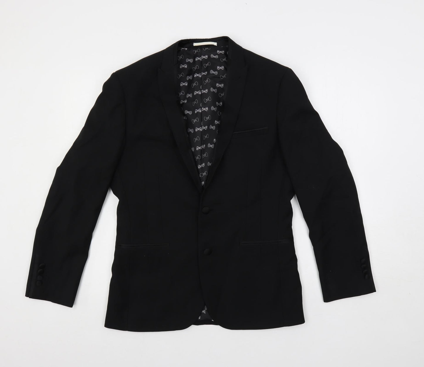 Mens UK Size 36 Harry Brown Regular Black Suit Jacket