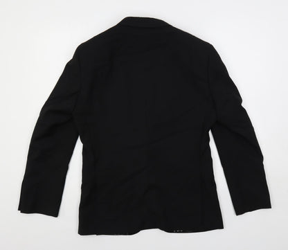 Mens UK Size 36 Harry Brown Regular Black Suit Jacket