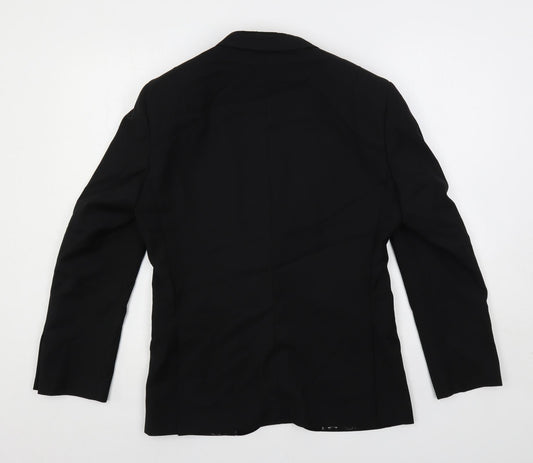 Mens UK Size 36 Harry Brown Regular Black Suit Jacket