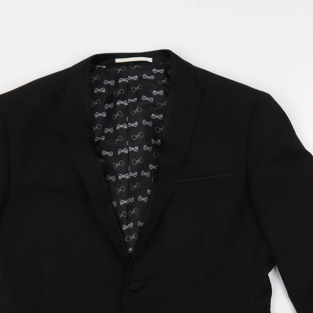 Mens UK Size 36 Harry Brown Regular Black Suit Jacket