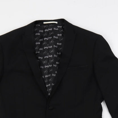 Mens UK Size 36 Harry Brown Regular Black Suit Jacket