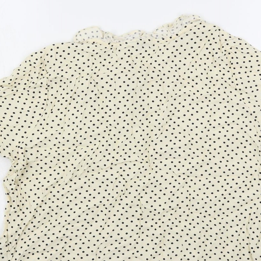 Womens UK Size 18 Marks and Spencer Ivory Basic Blouse