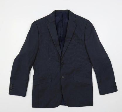 Mens UK Size 38 Ventura Regular Blue Suit Jacket