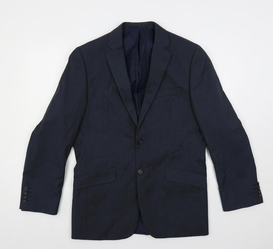 Mens UK Size 38 Ventura Regular Blue Suit Jacket