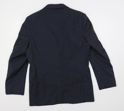 Mens UK Size 38 Ventura Regular Blue Suit Jacket