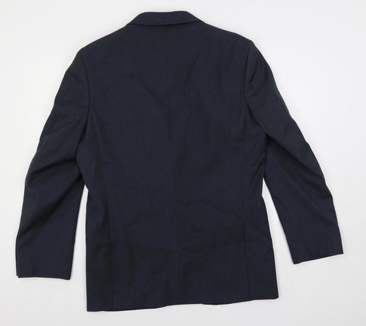 Mens UK Size 38 Ventura Regular Blue Suit Jacket