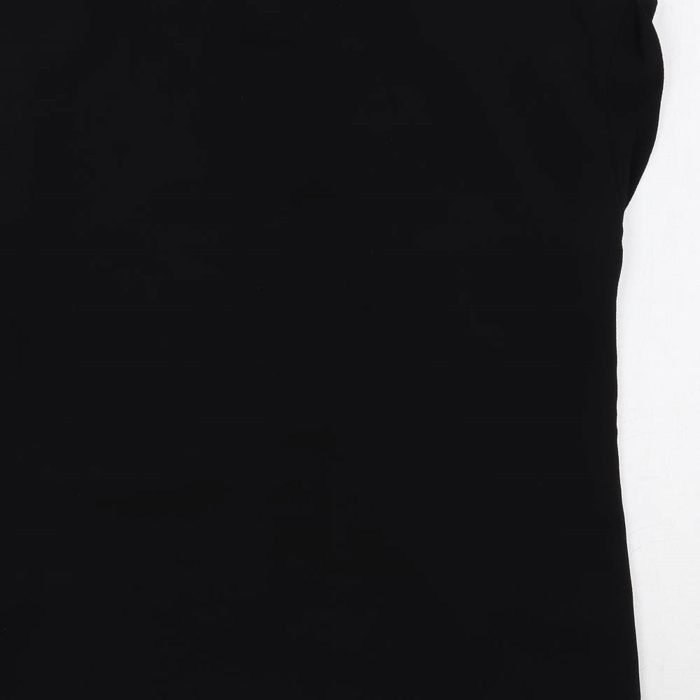 Womens UK Size 10 NEXT Black Basic Blouse