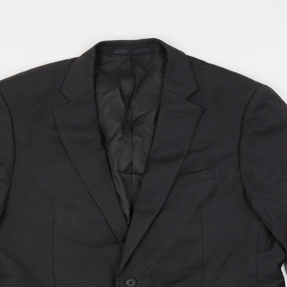 Mens UK Size 44 Cerruti Regular Grey Suit Jacket