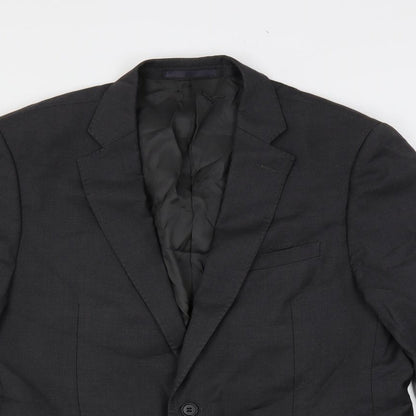 Mens UK Size 44 Cerruti Regular Grey Suit Jacket